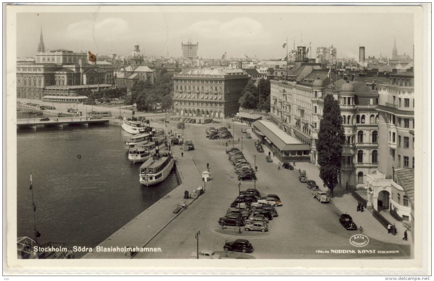 STOCKHOLM SÖDRA BLASIEHOLMSHAMNEN  1948 - Zweden