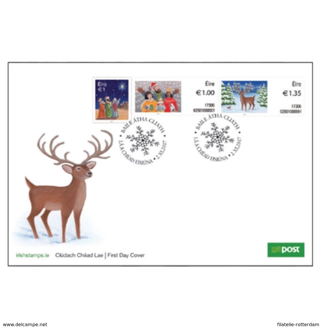 Ierland / Ireland - Postfris / MNH - FDC Kerstmis 2017 - Neufs