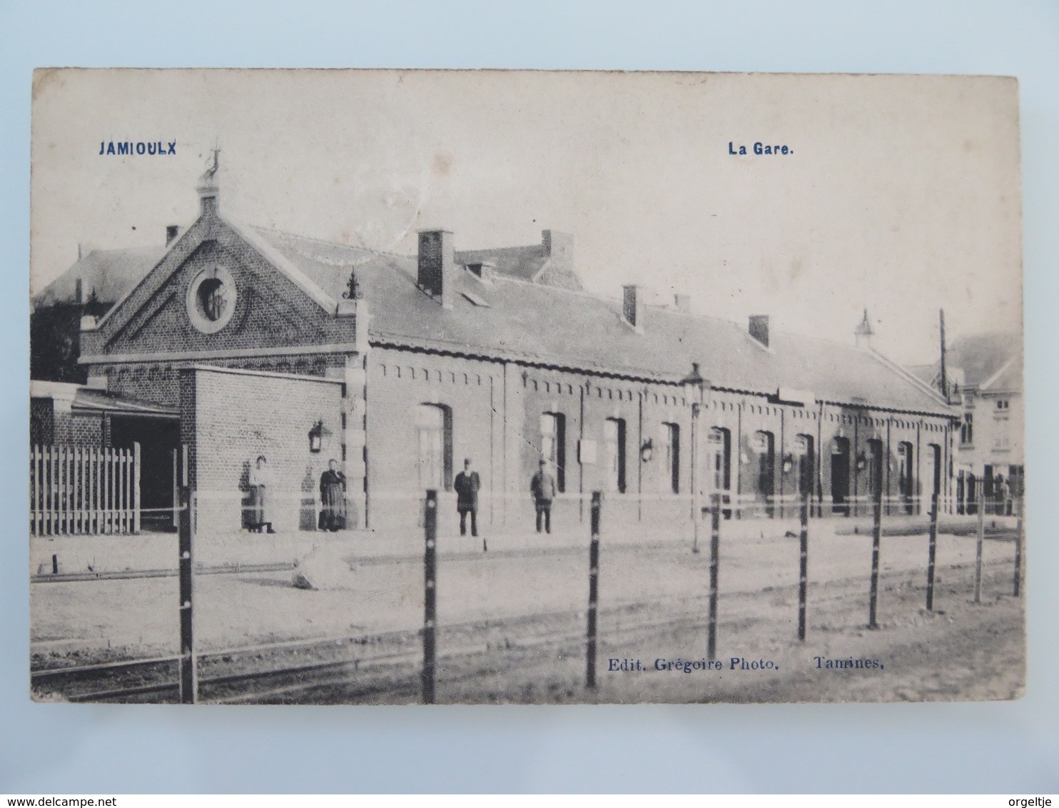 Jamioulx La Gare(Station)1908 - Ham-sur-Heure-Nalinnes