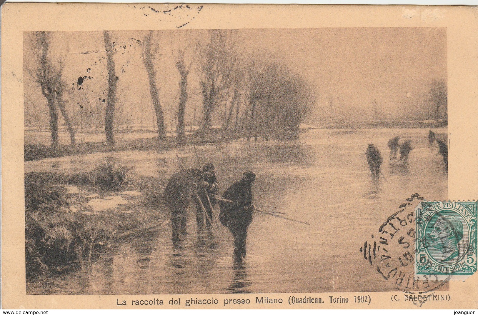 La Raccolta Del Ghiaccio  Presso  MILANO (Récolte De Glace) - Milano (Milan)