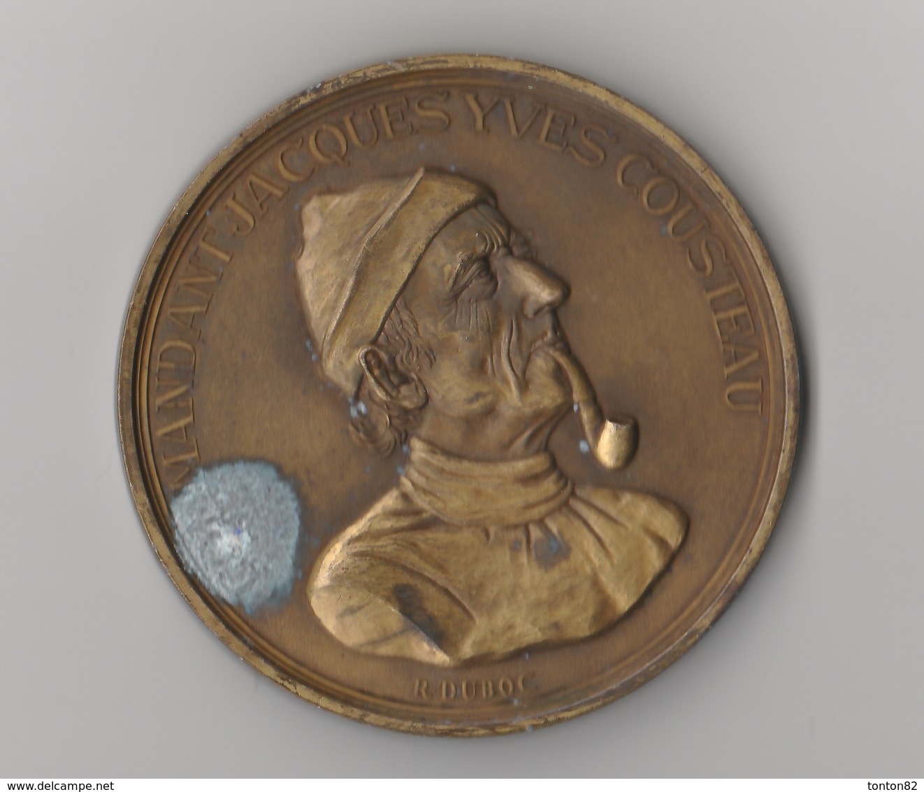 Médaille En Bronze - Commandant Cousteau / Le Monde Des Océans / La Calypso - Autres & Non Classés