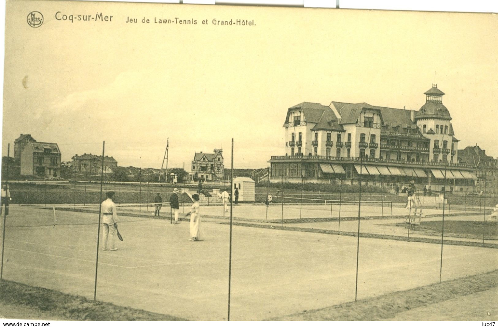 Coq-sur-mer    Jeu De Lawn-tennis Et Grand Hôtel - De Haan
