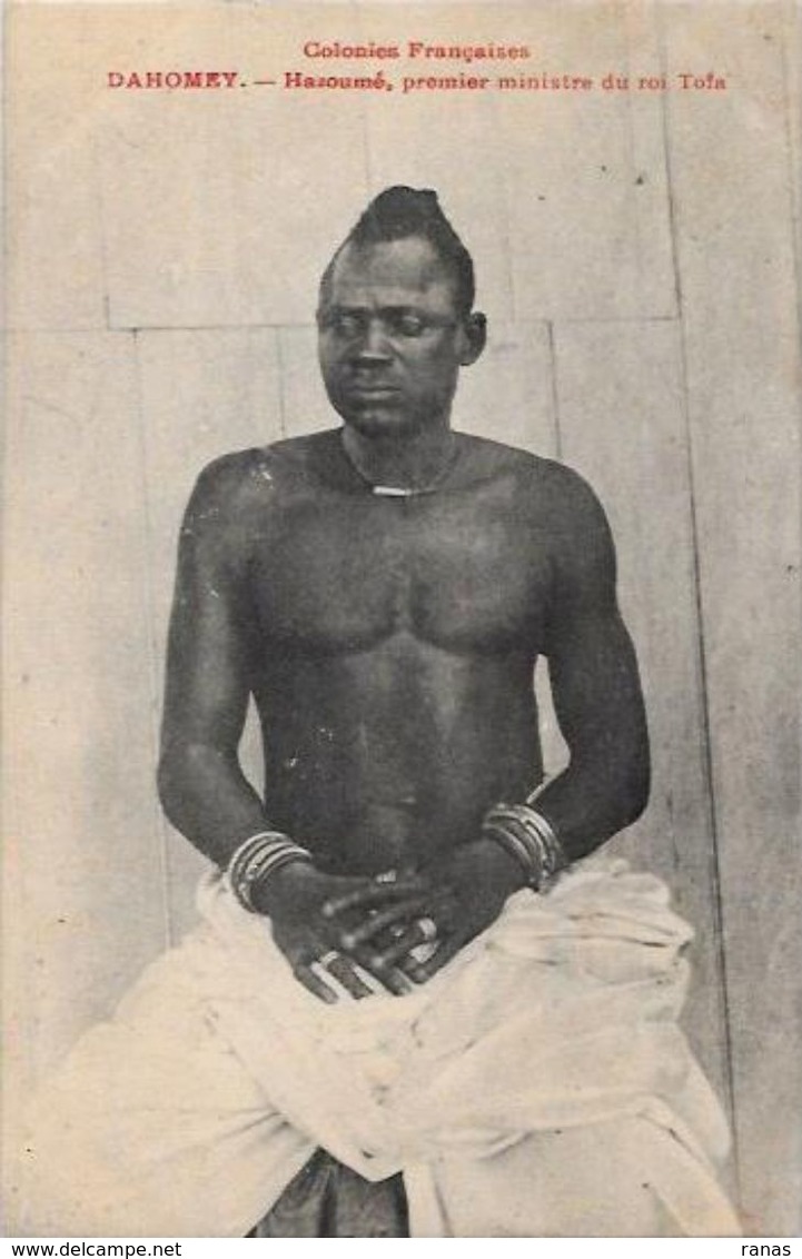 CPA Dahomey Type Ethnic Afrique Noire Non Circulé Premier Ministre Du Roi Tofa - Dahome