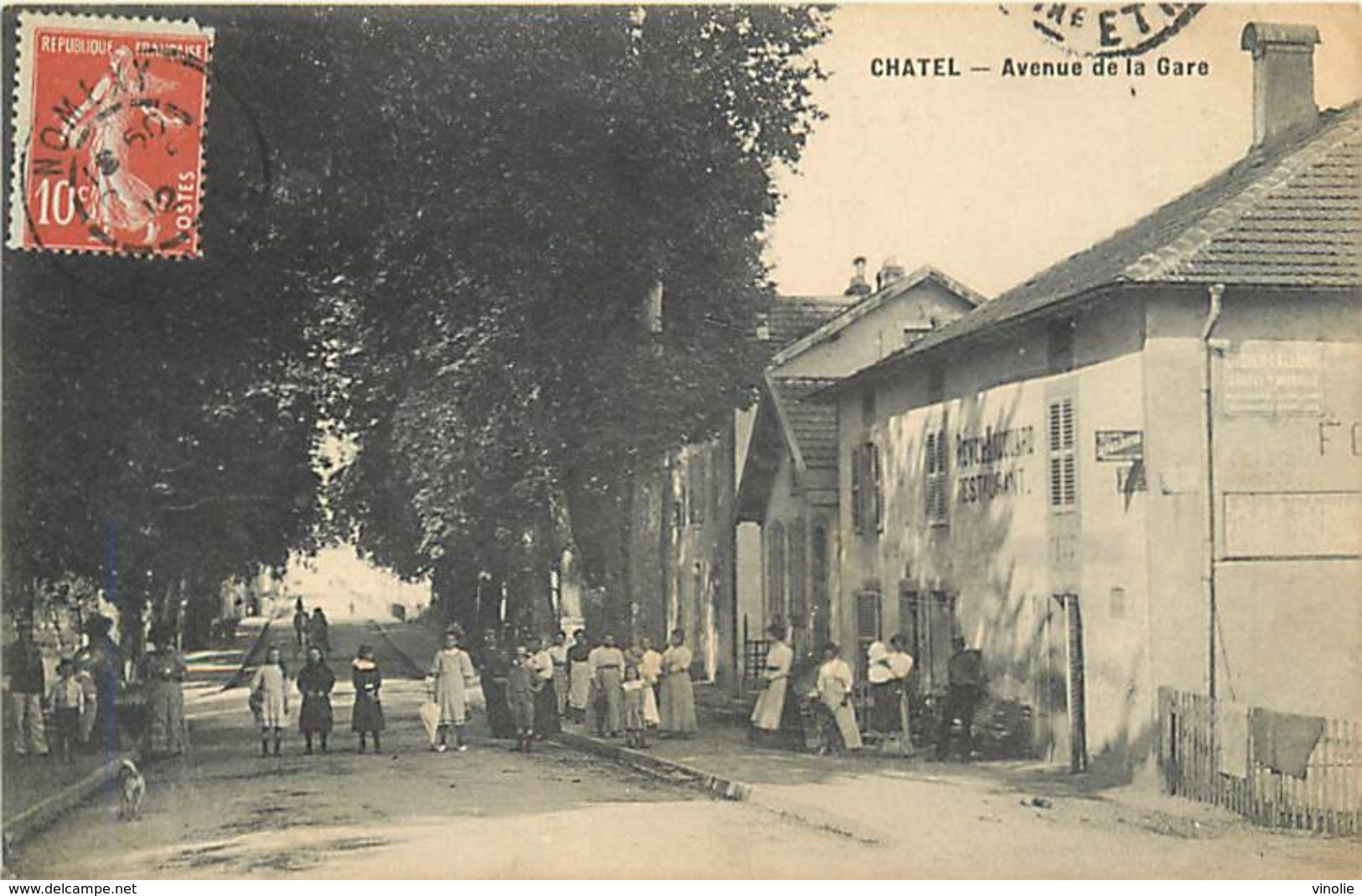 C-18-1007 : CHATEL SUR MOSELLE. AVENUE DE LA GARE - Chatel Sur Moselle