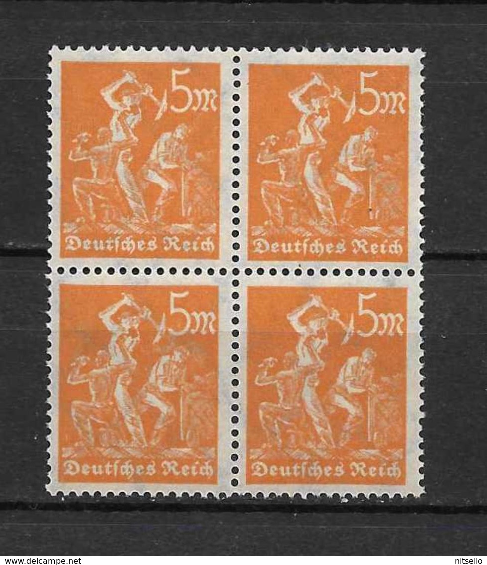 LOTE 1621  ///  ALEMANIA IMPERIO   YVERT Nº: 239 EN BLOQUE DE 4 **MNH - Nuevos