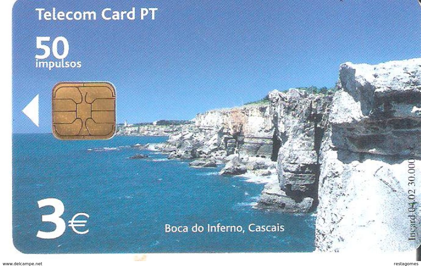 Portugal - Phonecard/ Telécarte Telecom Card /  Boca Do Inferno-- 2002 - Portugal