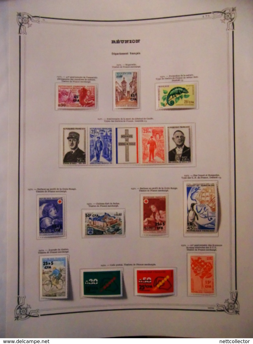 COLLECTION REUNION / CFA TIMBRES NEUFS* TB