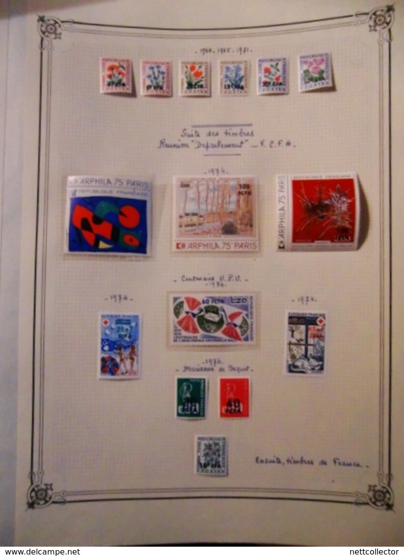 COLLECTION REUNION / CFA TIMBRES NEUFS* TB