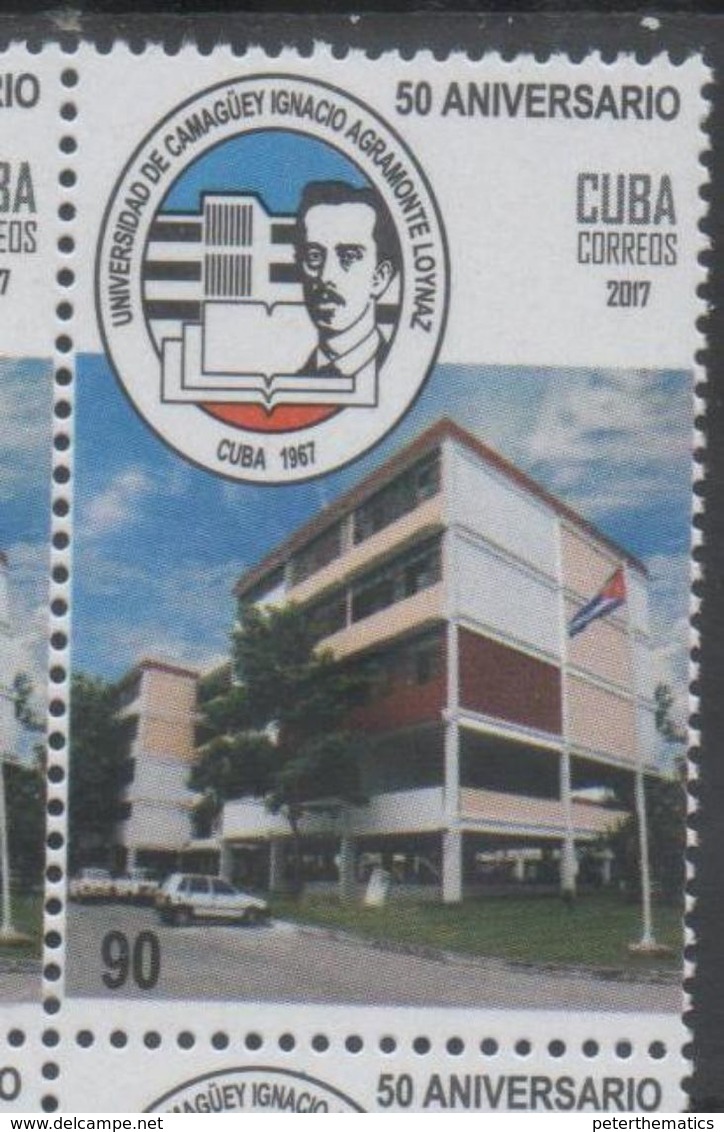 ARCHITECTURE, 2017, MNH, UNIVERSITIES, UNVERSIDAD DE CAMAGÜEY, 1v - Other & Unclassified