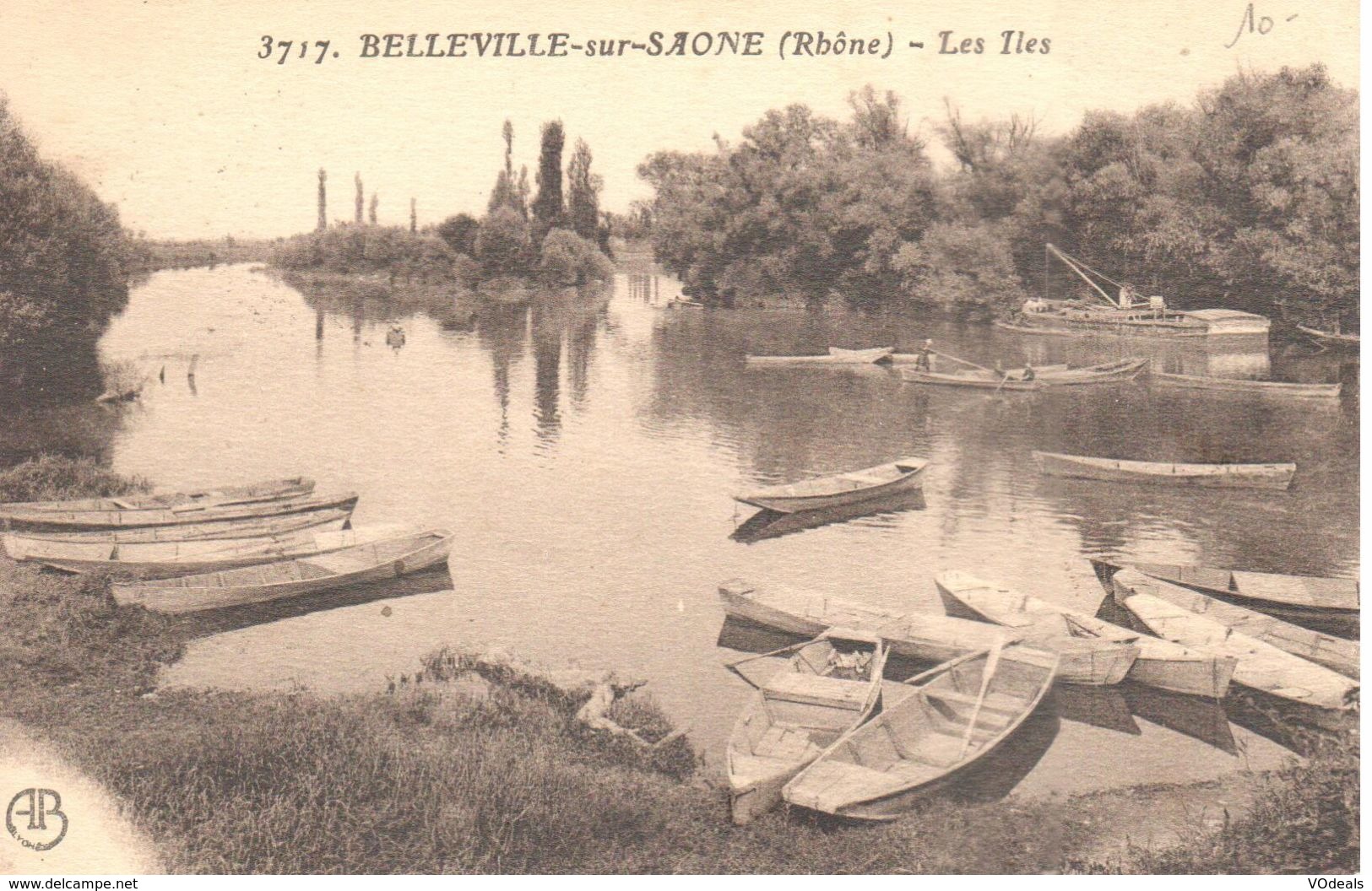 (69) Rhône - CPA - Belleville Sur Saone - Les Iles - Belleville Sur Saone