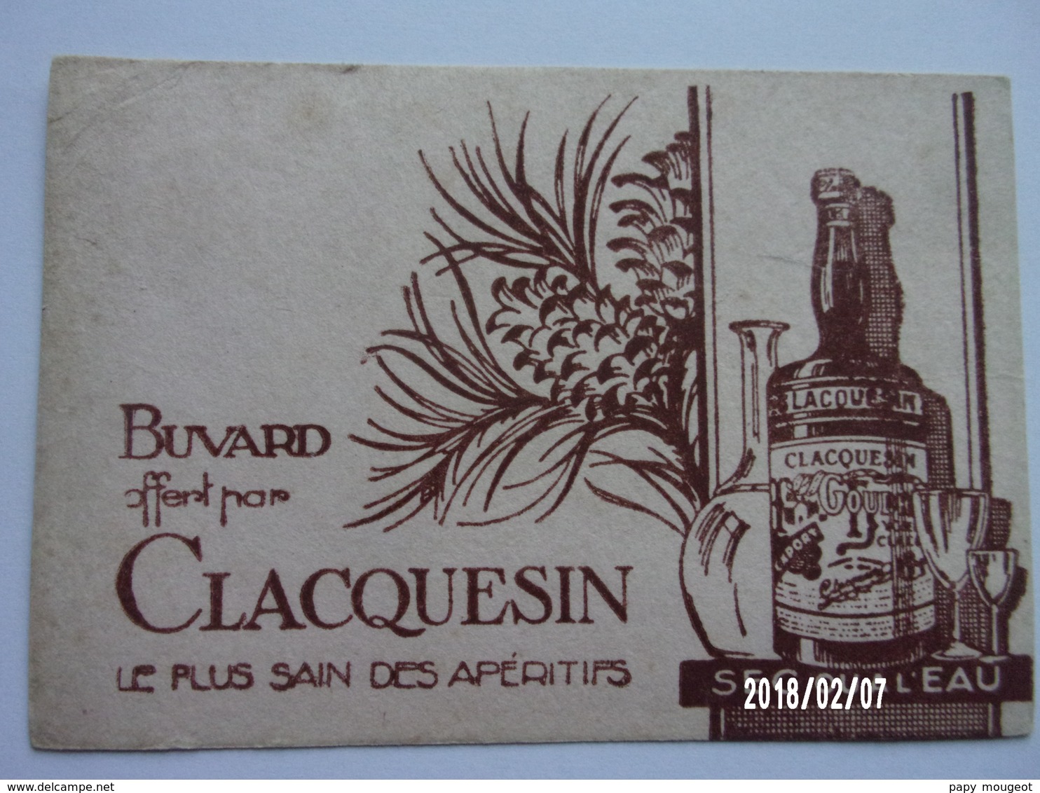 Buvard Clacquesin - Liqueur & Bière