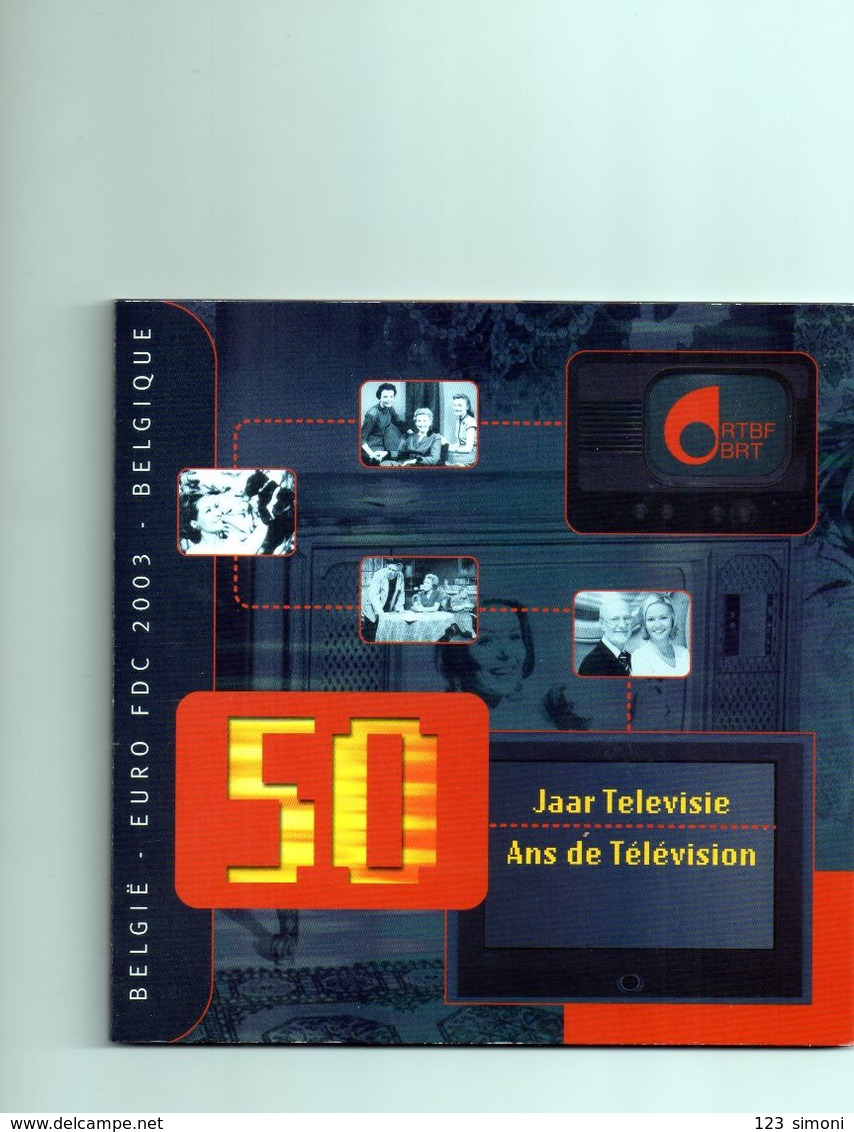 BU BELGIQUE 2003 "50 Ans De Télevision" - Collections