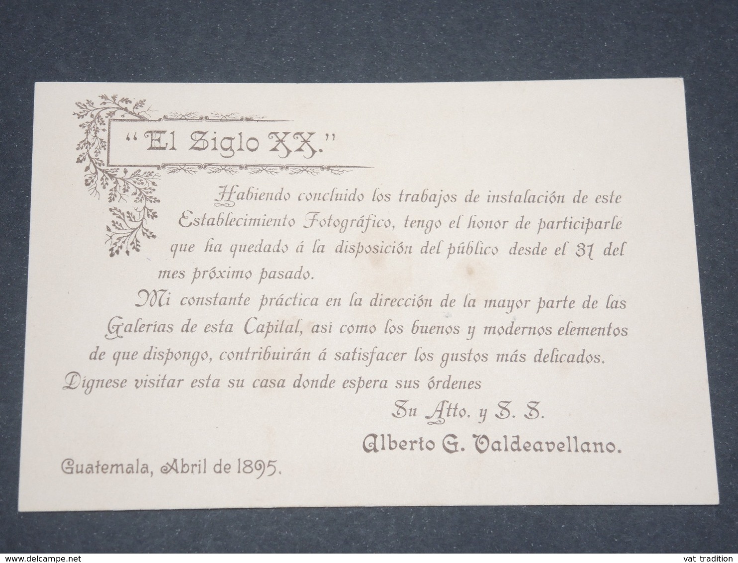 GUATEMALA - Entier Postal Illustré En 1895 - L 13306 - Guatemala