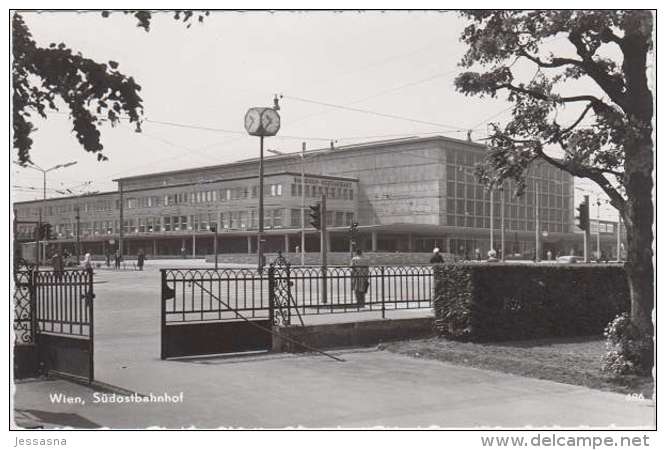 AK - Wien, SÜDBAHNHOF (Süd-Ost-Bahnhof) Am Wiedner Gürtel 1963 - Altri & Non Classificati