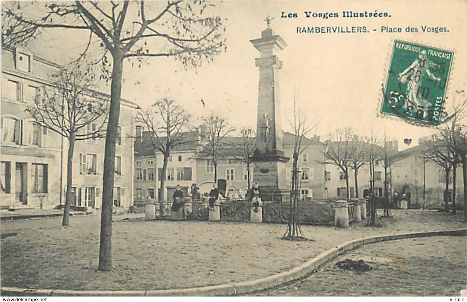 C-18-1049 : RAMBERVILLERS. PLACE DES VOSGES - Rambervillers