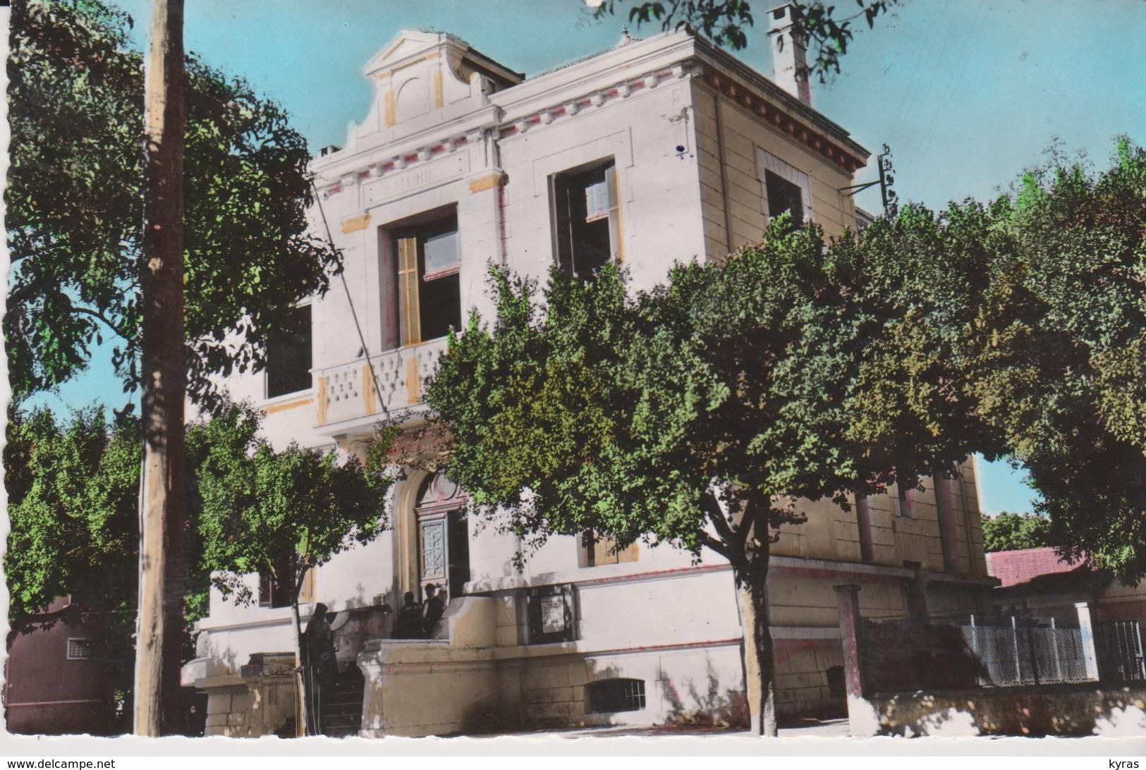 CPSM 9X14 . ALGERIE . CAMP DU MARECHAL ( TIZI OUZOU)  La Mairie - Tizi Ouzou