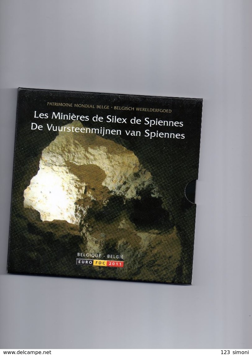 BU EUROS BELGIQUE 2011 "LES MINIERES DE SILEX DE SPIENNES" - Sammlungen