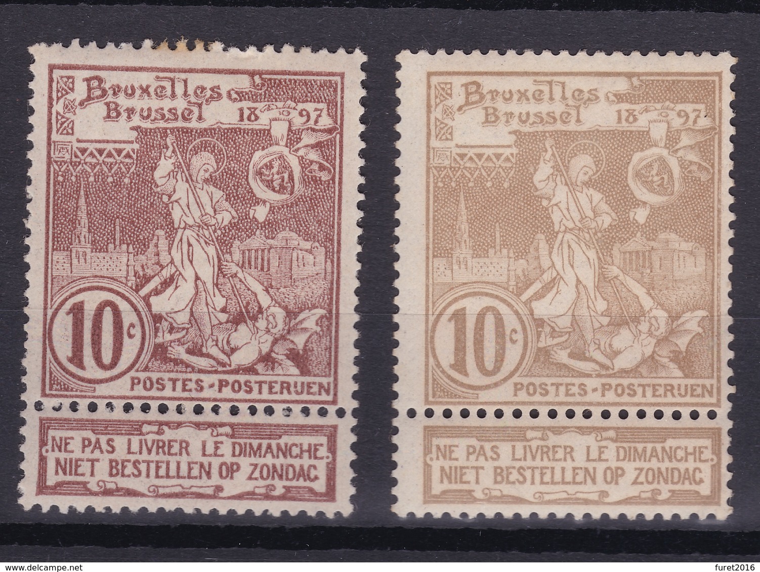 N° 72 X + 73  X - 1894-1896 Expositions