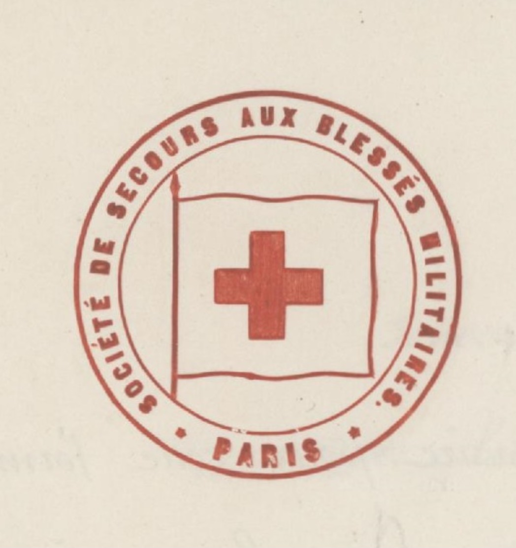 Paris 1867 Société De Secours Des Blessés Militaires établissement élevé Au Rang D'utilité Publique Croix-rouge - Documents Historiques