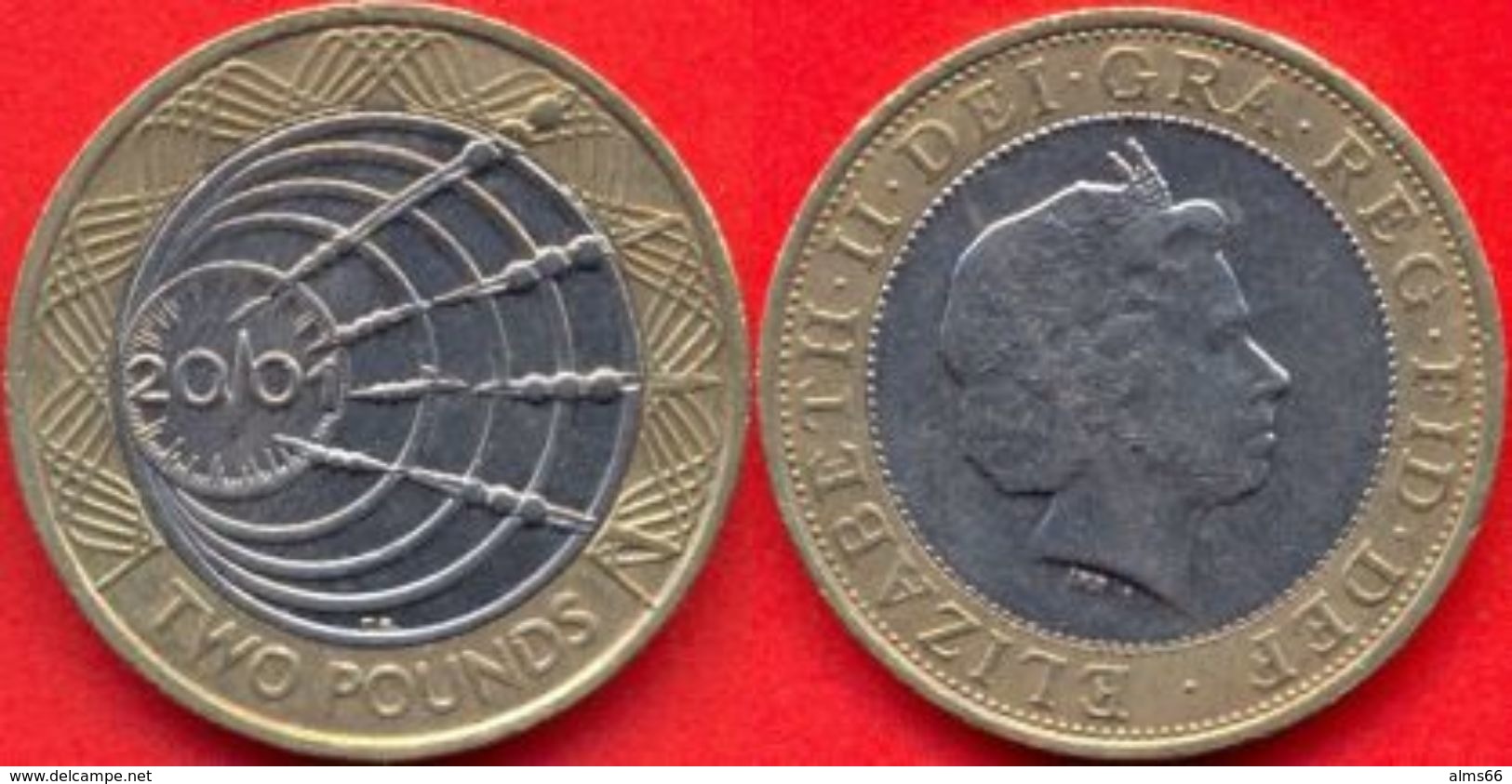 Great Britain UK 2 Pound 2001 VF  - Commemorative - - 2 Pounds