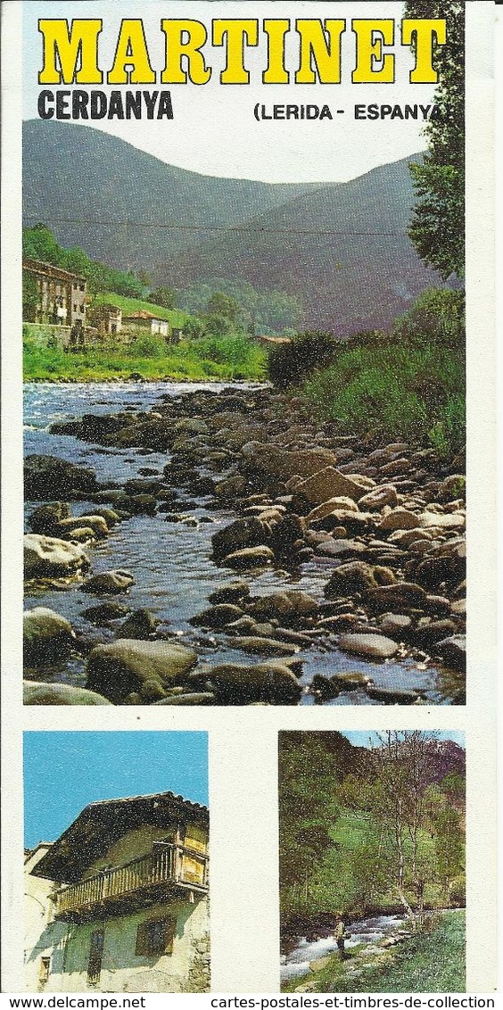 Feuillet De 3 Pages , Publicitaire Pour MARTINET Cerdanya ( Lerida - Espanya ) - Espagne