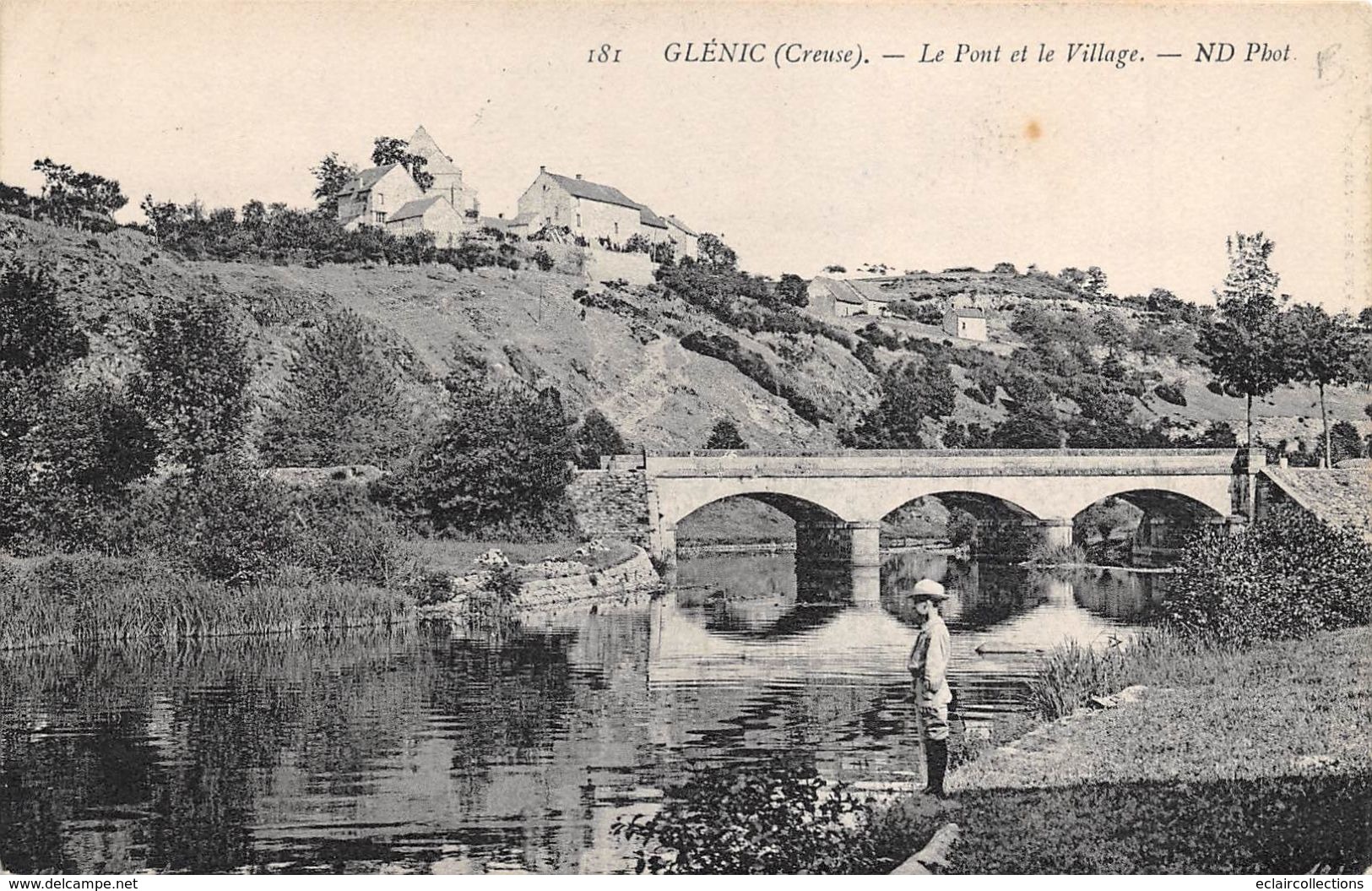 Glénic       23       Le Pont Et Le Village            (voir Scan) - Autres & Non Classés