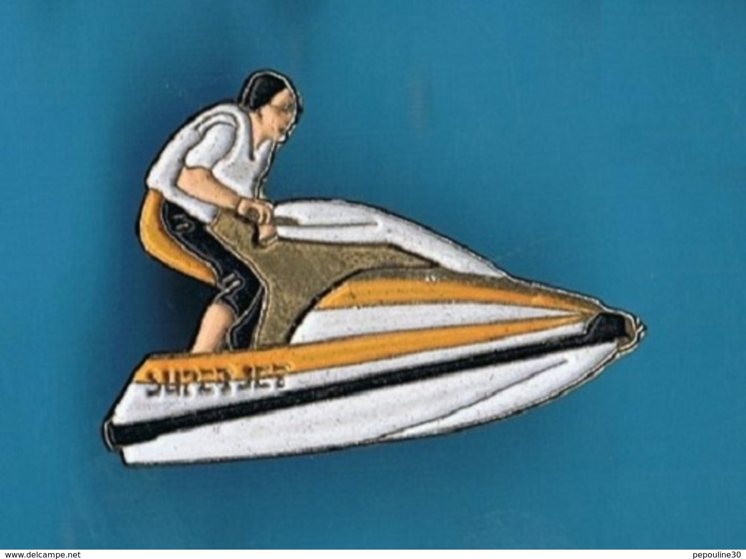 PIN'S  //  ** SUPER JET ** JET-SKI ** - Water-skiing