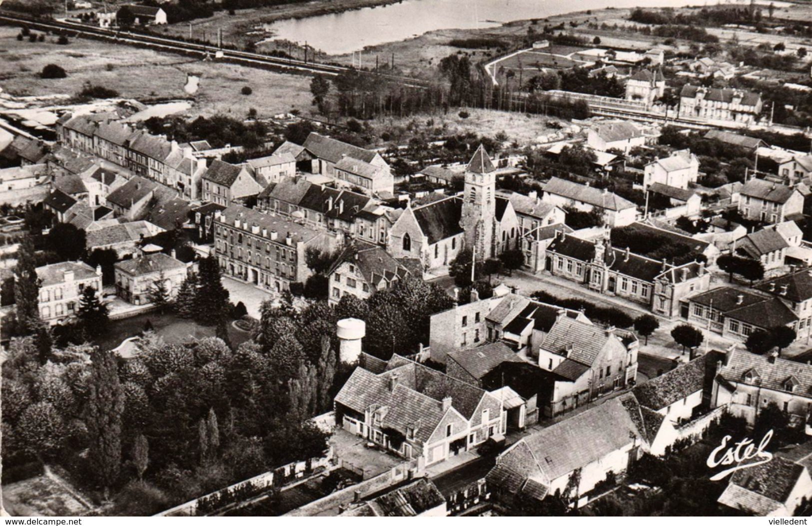 LE PERRAY-en-YVELINES (S.-et-O.) - Vue Aérienne - Cpsm Non écrite En Très Bon état - 2 Scans - Le Perray En Yvelines