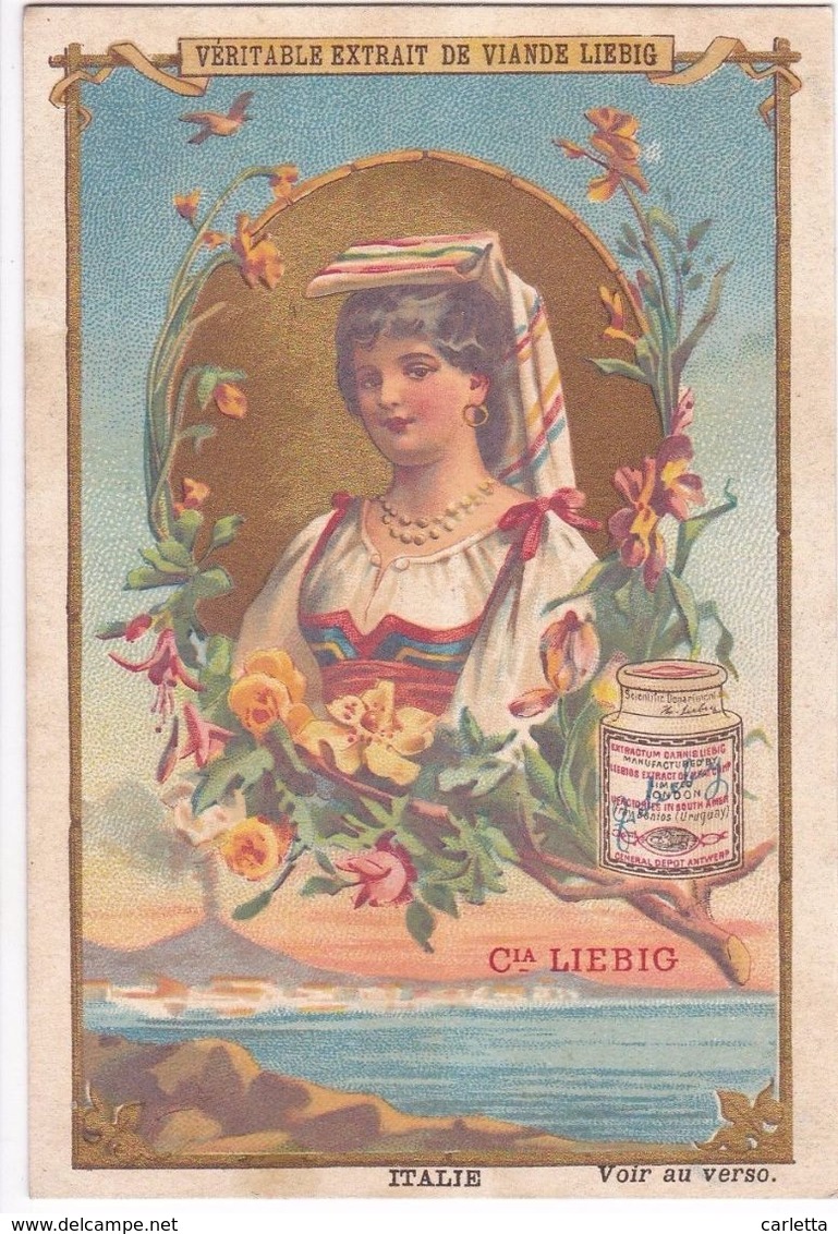 LIEBIG -CHROMO S187 -ITALIE  - PORTRAIT JEUNE FEMME - Liebig