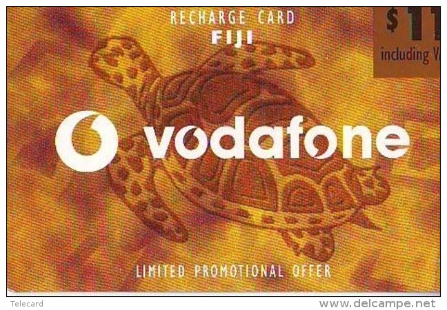 Télécarte * FIJI  (2326) TORTUE *  TURTLE * *  Phonecard - SCHILDKRÖTE * TELEFONKARTE - Tortues