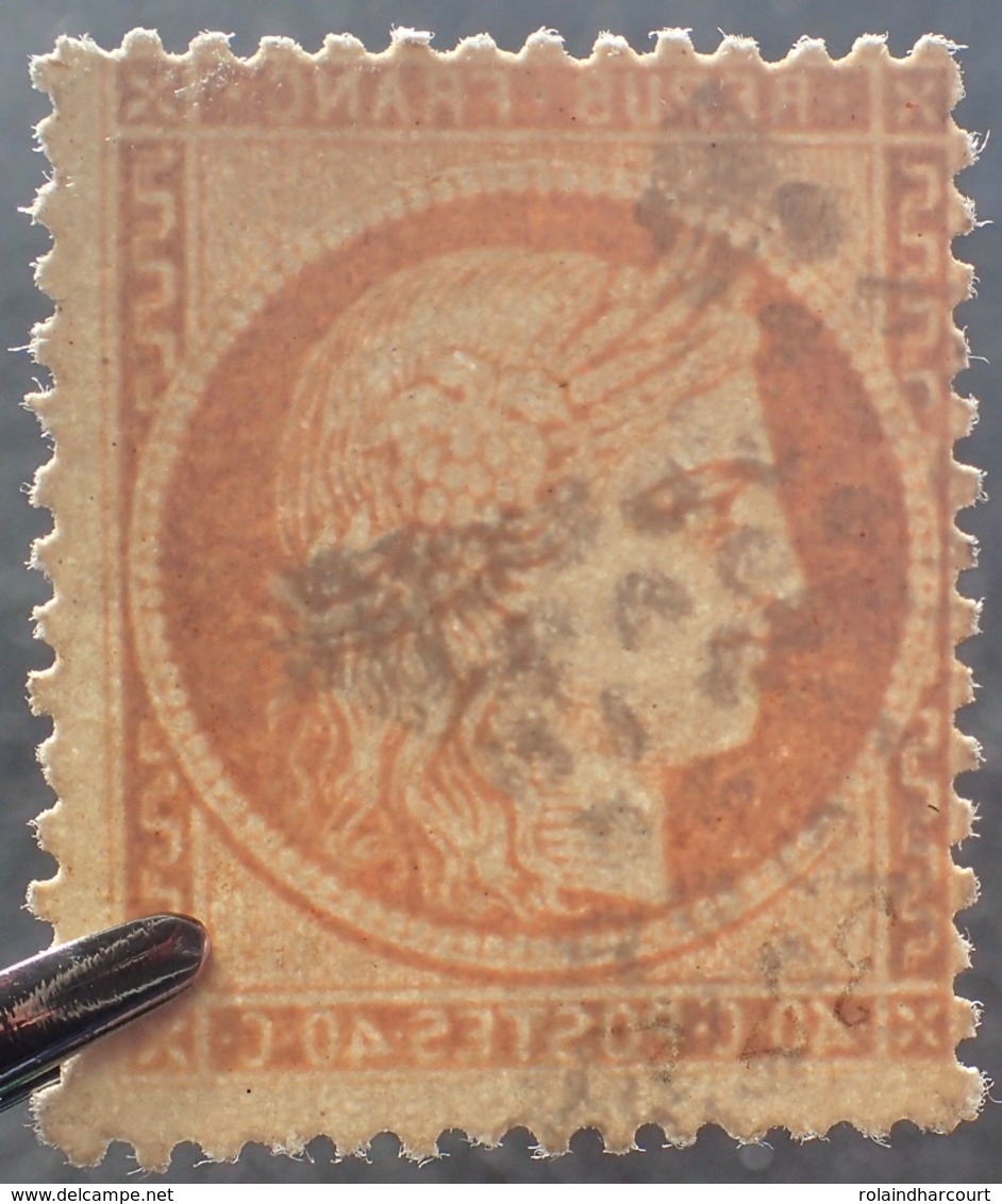 Lot FD/688 - CERES DU SIEGE DE PARIS N°38d VARIETE ☛ 4 RETOUCHE - Cote : 200,00 € - 1870 Beleg Van Parijs