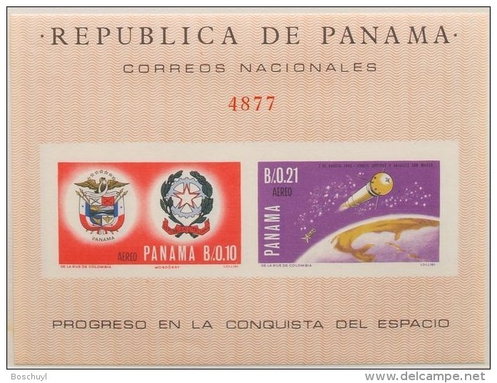 Panama, 1966, Space, MNH Imperforated, Michel Block 53 - Panama