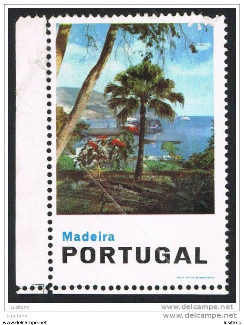 VIGNETTE VINHETA MADEIRA PORTUGAL PLIÉ FOLDED - Ortsausgaben