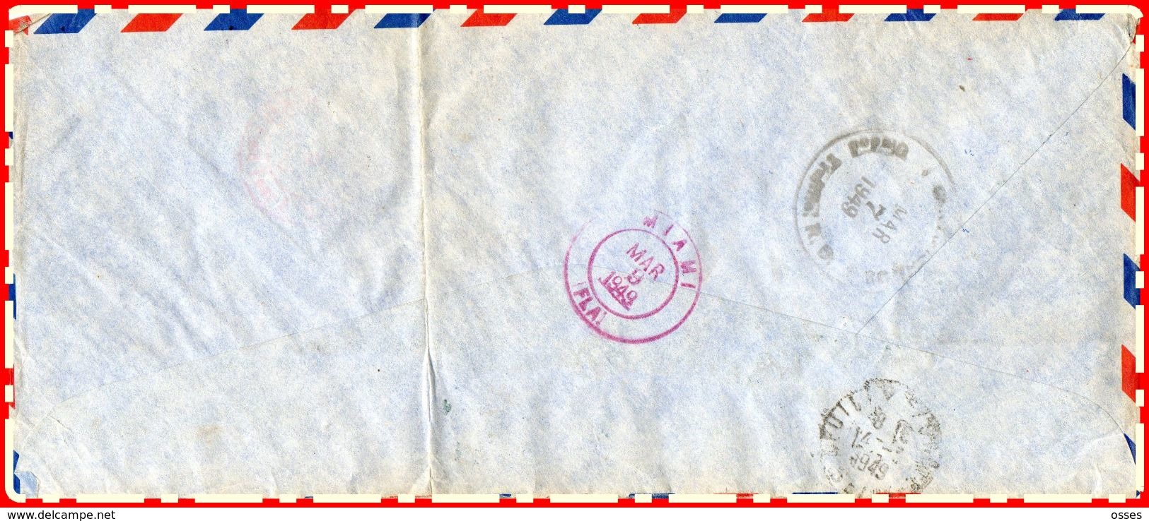 LETTRE AIR MAIL De La République Dominiçaine A Neuilly Sur Seine 1949 - Dominicaine (République)