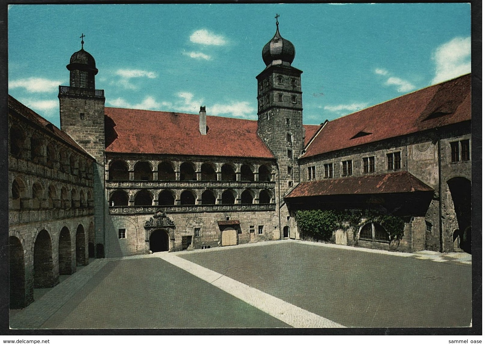 Kulmbach Plassenburg  -  Schöner Hof  -  Ansichtskarte Ca. 1975    (8228) - Kulmbach