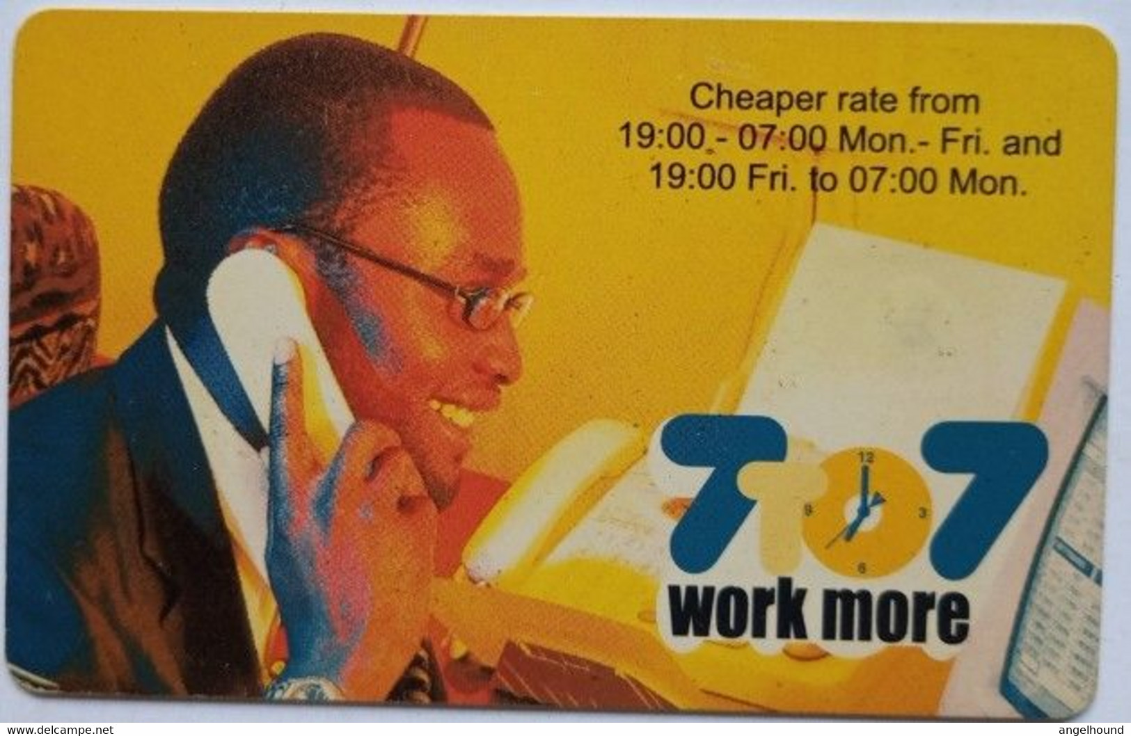 Namibia N$20  "  Work More - 7 To 7 " - Namibie