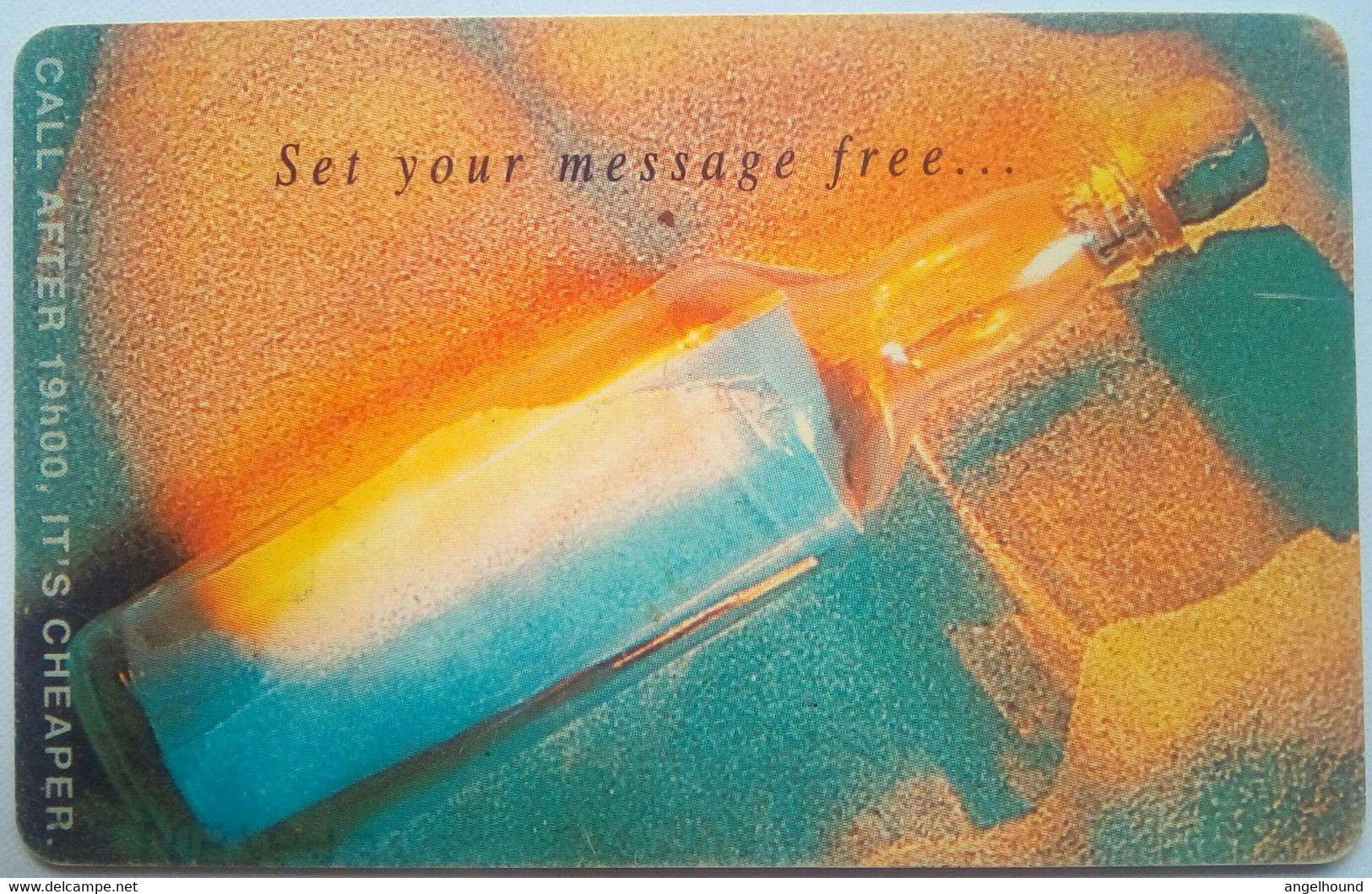 Namibia N$10  "  Message In A Bottle ( New Chip Side ) - Namibia