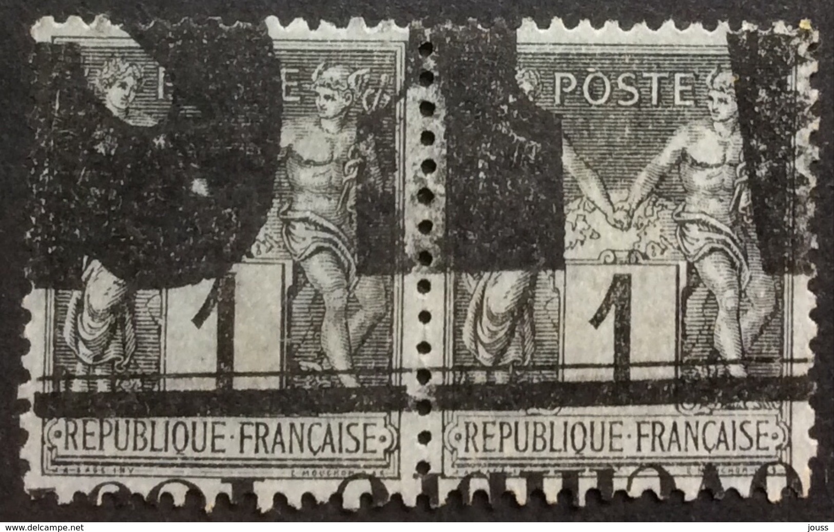 83 J 9 Annulation Typographique Des Journaux Paire - Other & Unclassified
