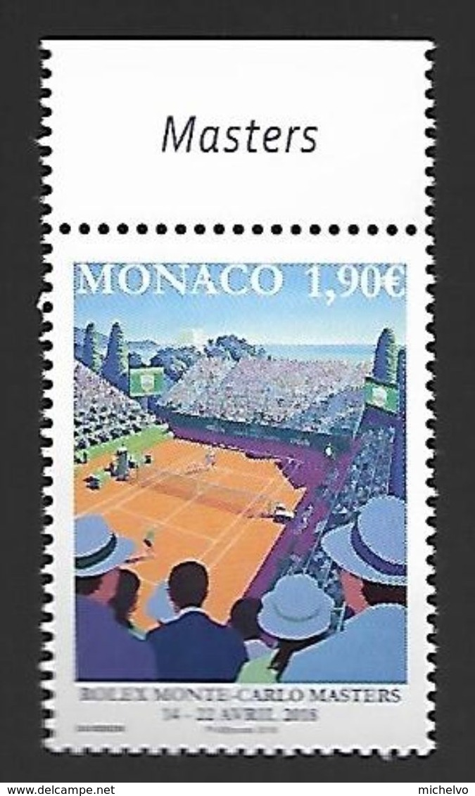 Monaco 2018 - Yv N° 3121 ** - Rolex Monte-Carlo Masters - Ongebruikt