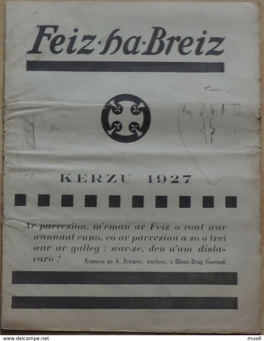 Feiz Ha Breiz. Kerzu 1927. N° 12 - Tijdschriften