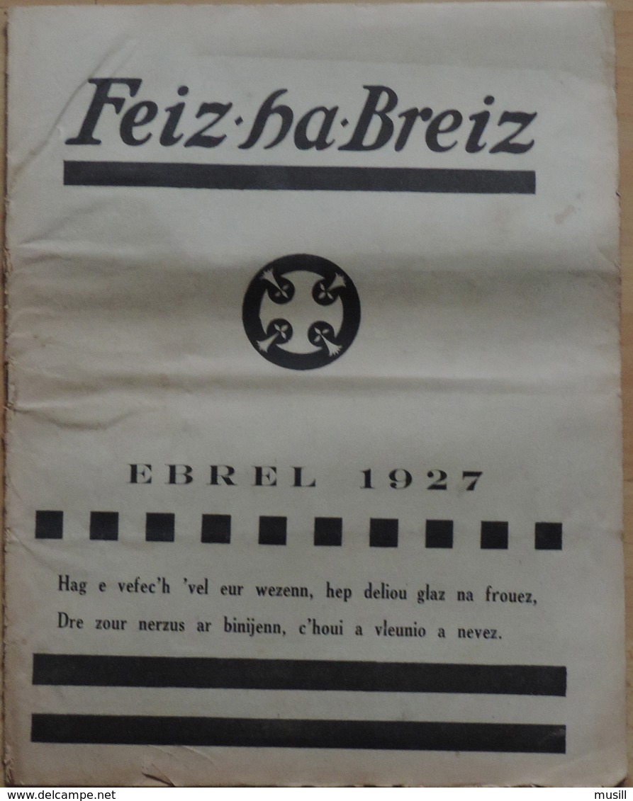 Feiz Ha Breiz. Ebrel 1927. N° 4 - Zeitungen & Zeitschriften