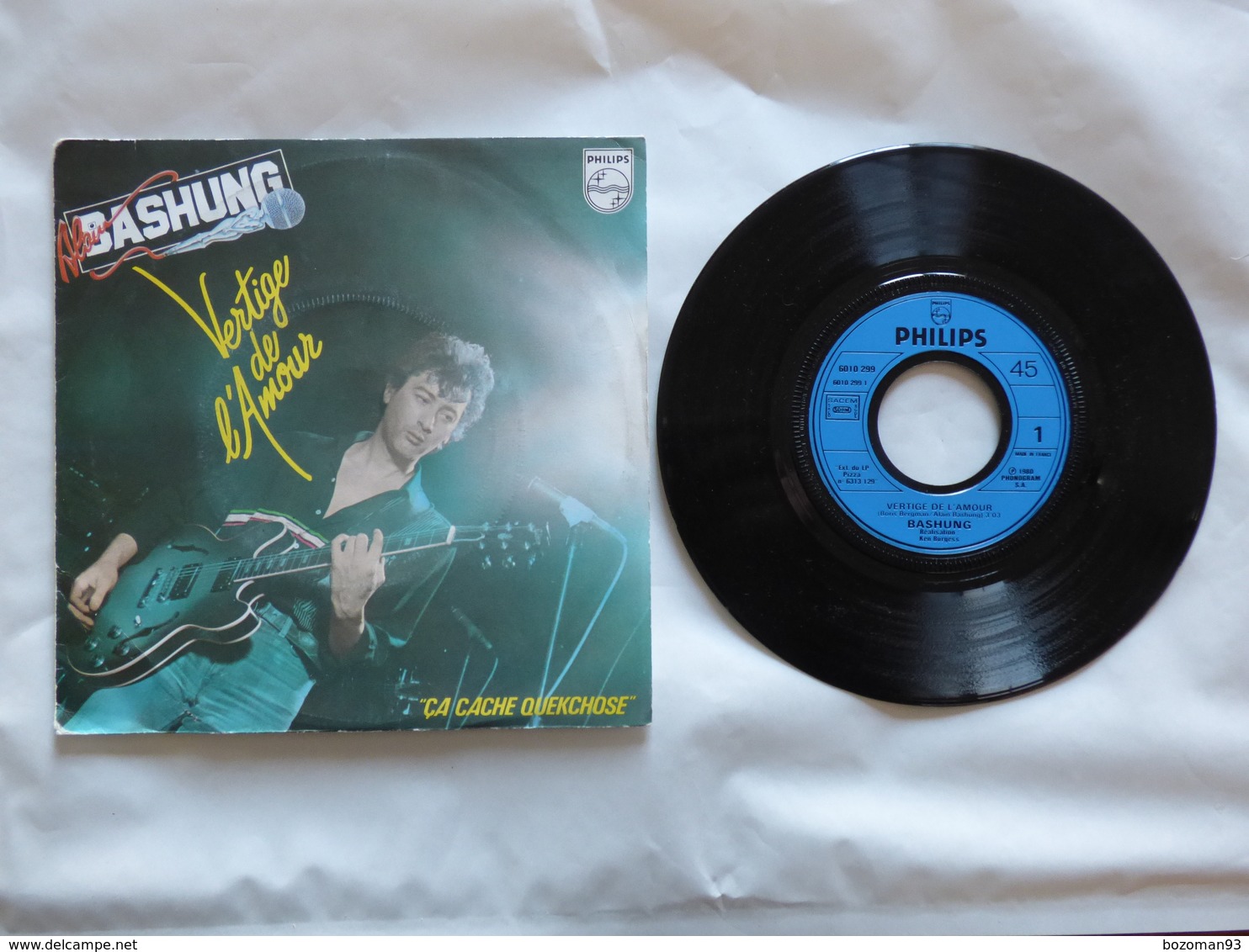 EP 45 T ALAIN BASHUNG CHEZ PHILIPS 6010299 - Disco, Pop