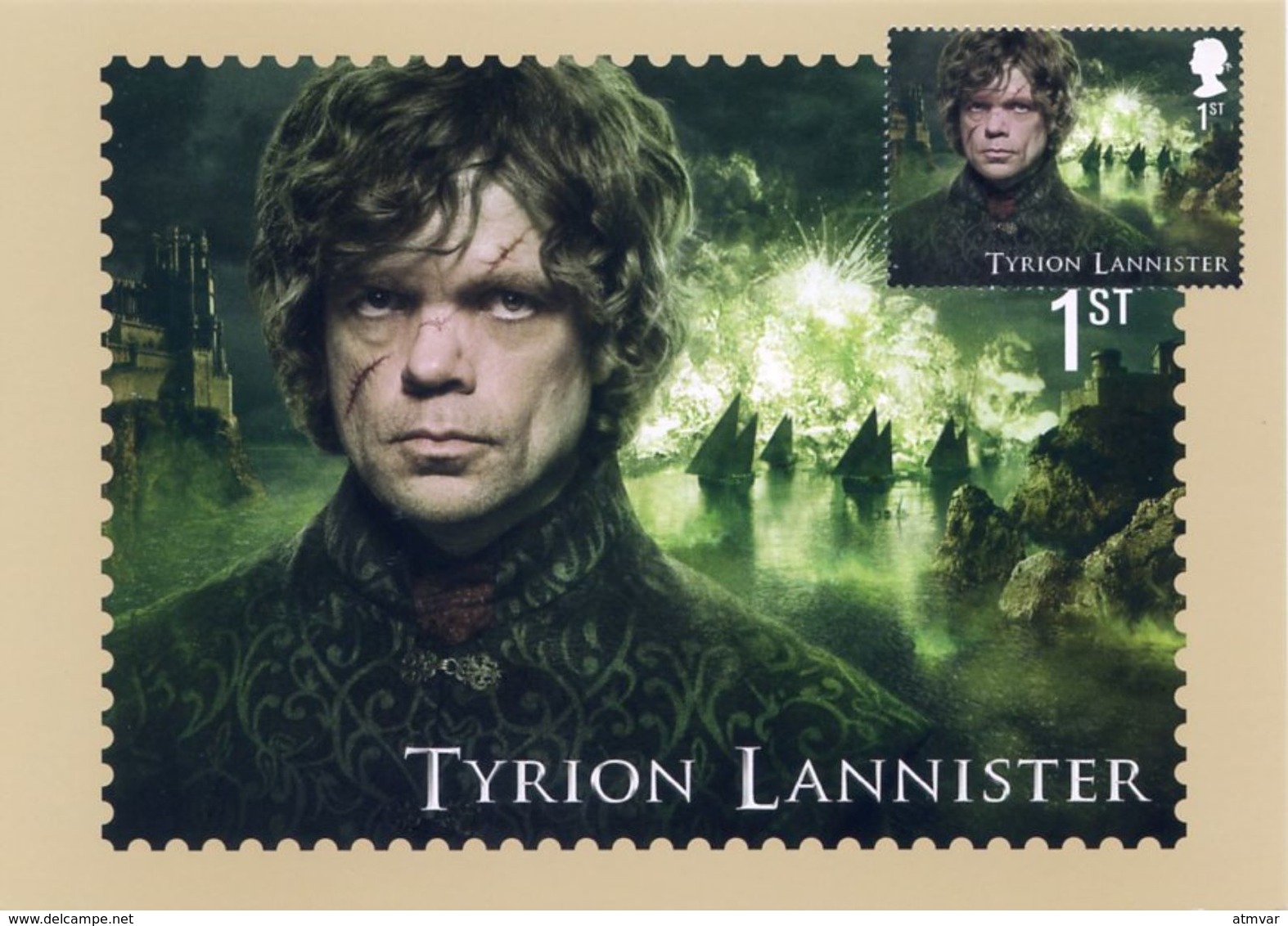 REINO UNIDO / UK (2018) - GAME OF THRONES Full Set Of Postcards + Stamps + Post&Go ATMs (see 32 Scans) / Juego De Tronos - 2011-2020 Decimal Issues