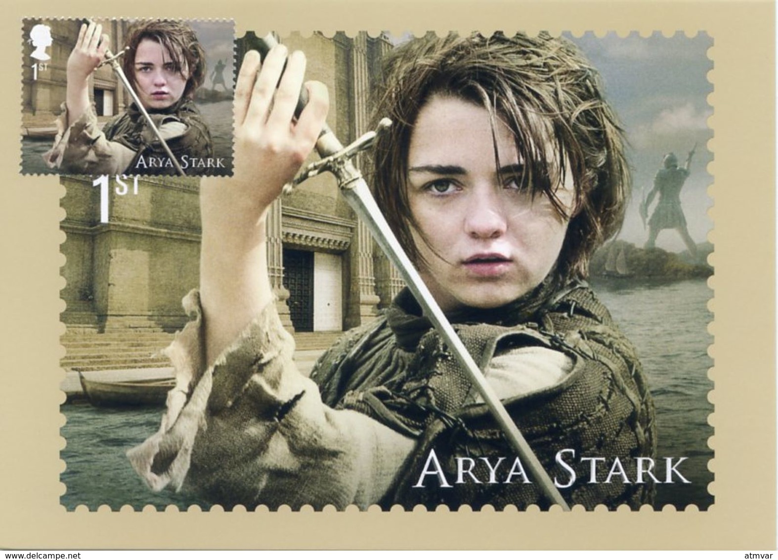 REINO UNIDO / UK (2018) - GAME OF THRONES Full set of postcards + stamps + Post&Go ATMs (see 32 scans) / Juego de Tronos