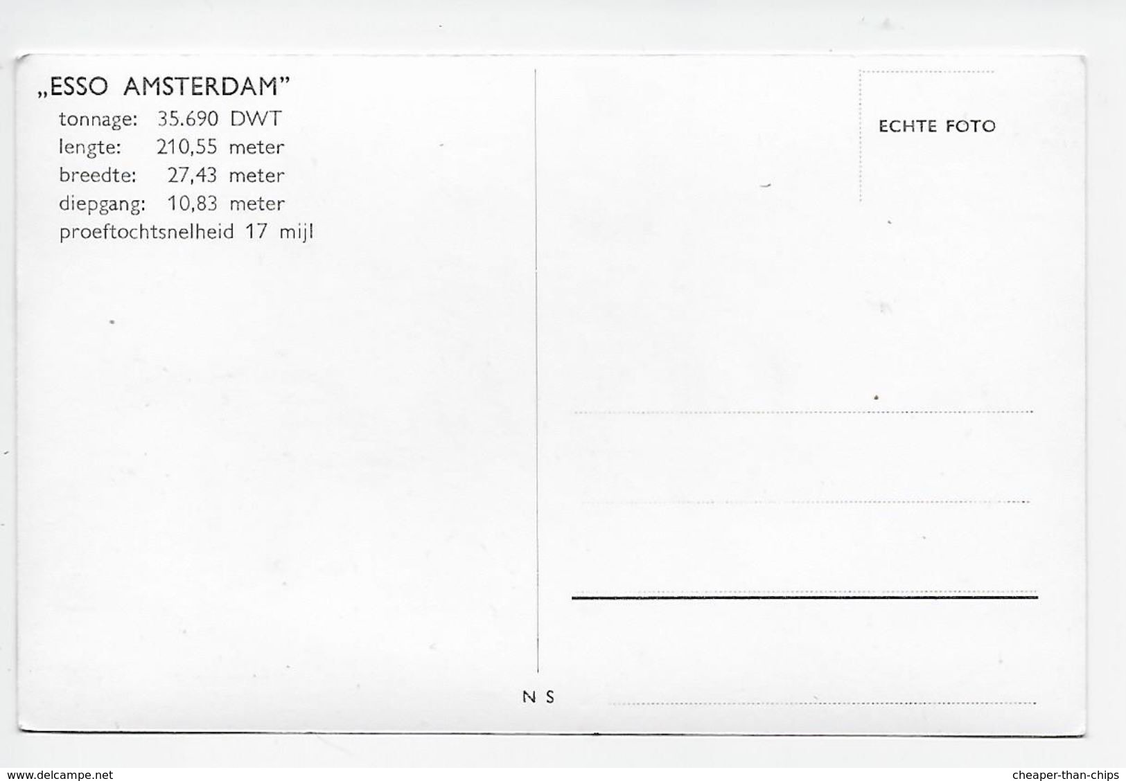 Esso Amsterdam - Tankers