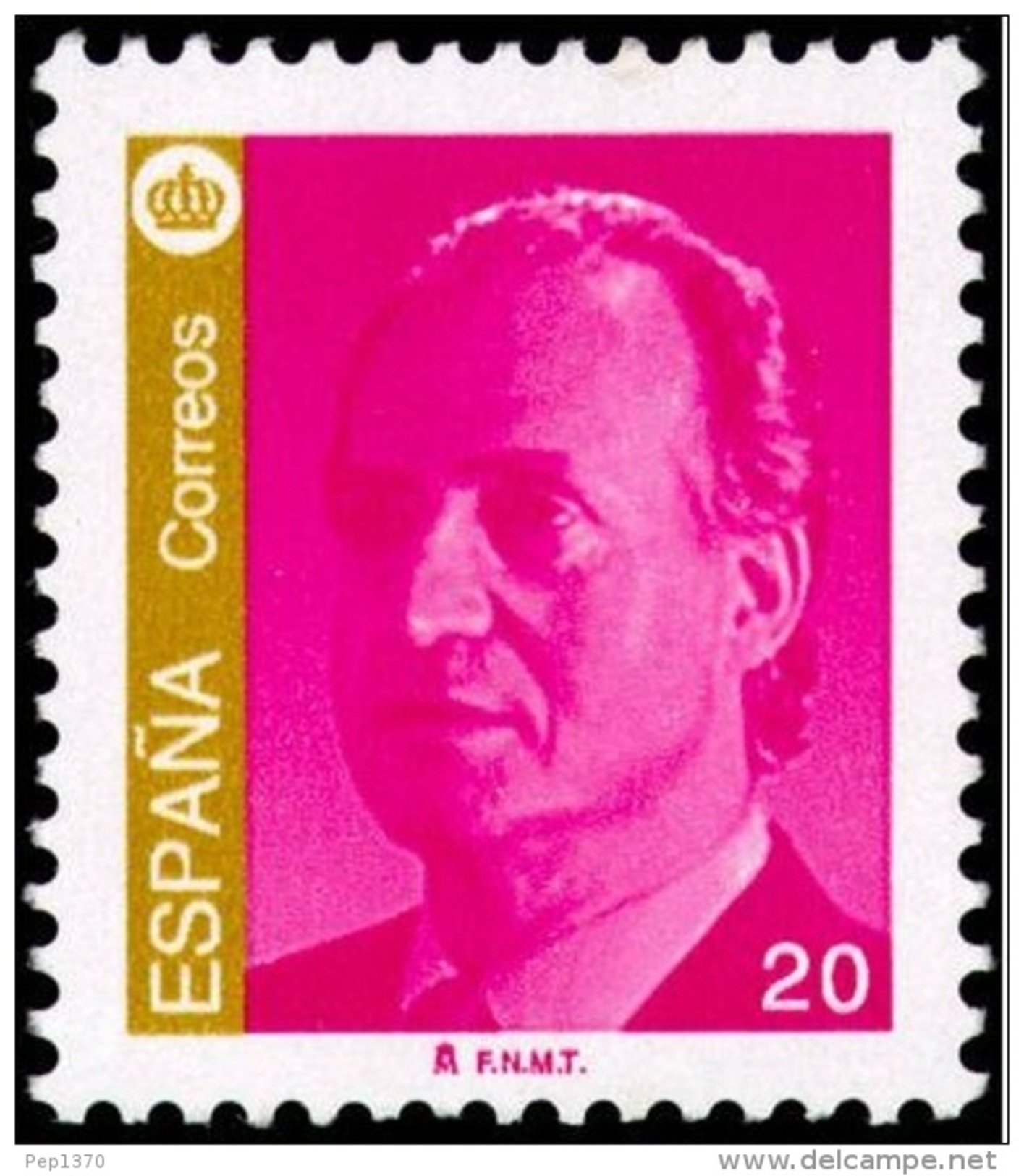 ESPAÑA 2000 - SELLO BASICA DEL REY JUAN CARLOS (20 PTAS) - EDIFIL Nº 3775 - Neufs