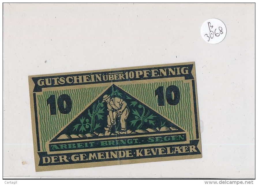 Billets -B3068 - Allemagne - 110 Pfennig (type, Nature, Valeur, état... Voir  Double Scan) - Zwischenscheine - Schatzanweisungen