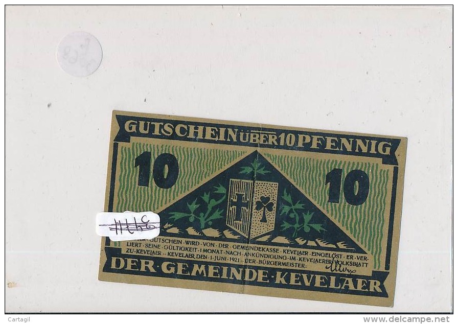 Billets -B3068 - Allemagne - 110 Pfennig (type, Nature, Valeur, état... Voir  Double Scan) - Zwischenscheine - Schatzanweisungen