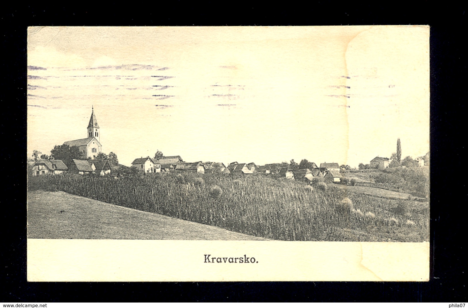 Kravarsko / Postcard Circulated, 2 Scans - Croatia