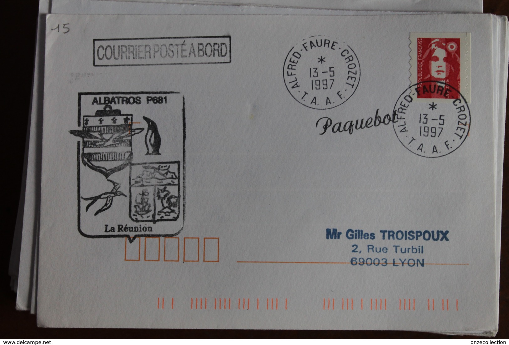 1997    -     ALABTROS   P   681      ENVELOPPE  COMPLETE - Lettres & Documents